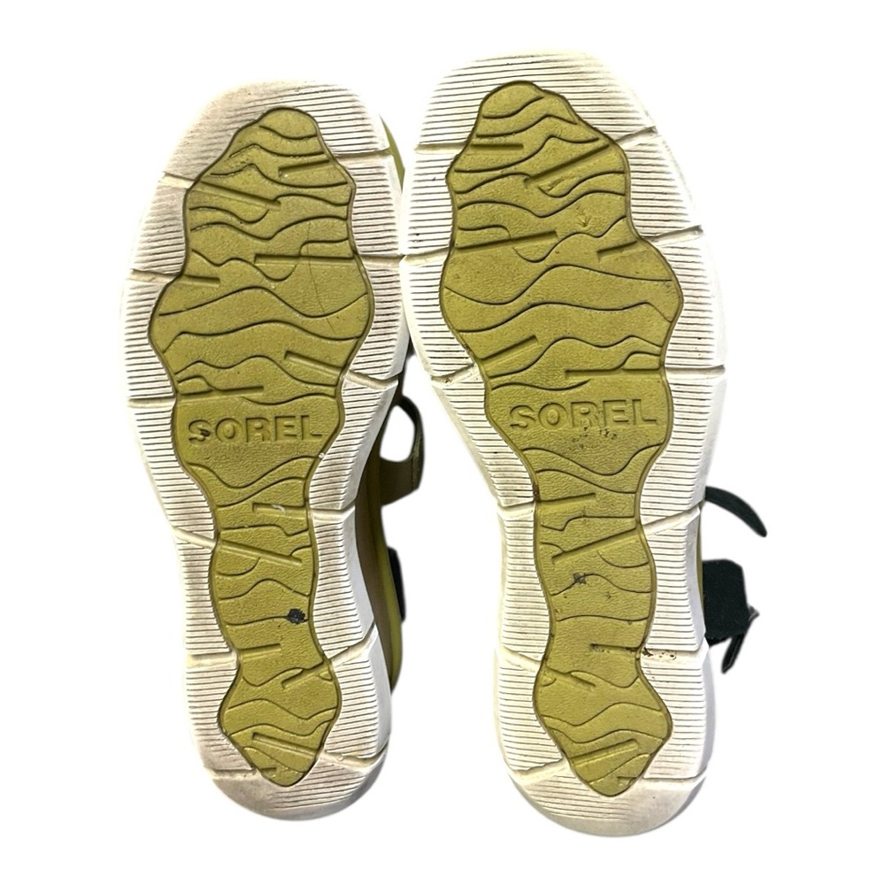 🌿 Sorel Women’s Wedge Sandals | Green Suede‎ Strappy Platform Heels US 8 - Picture 7 of 7